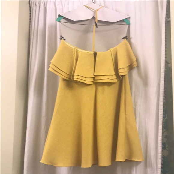 Badgley Mischka Marigold Party Dress Size 2 - Picture 5 of 13